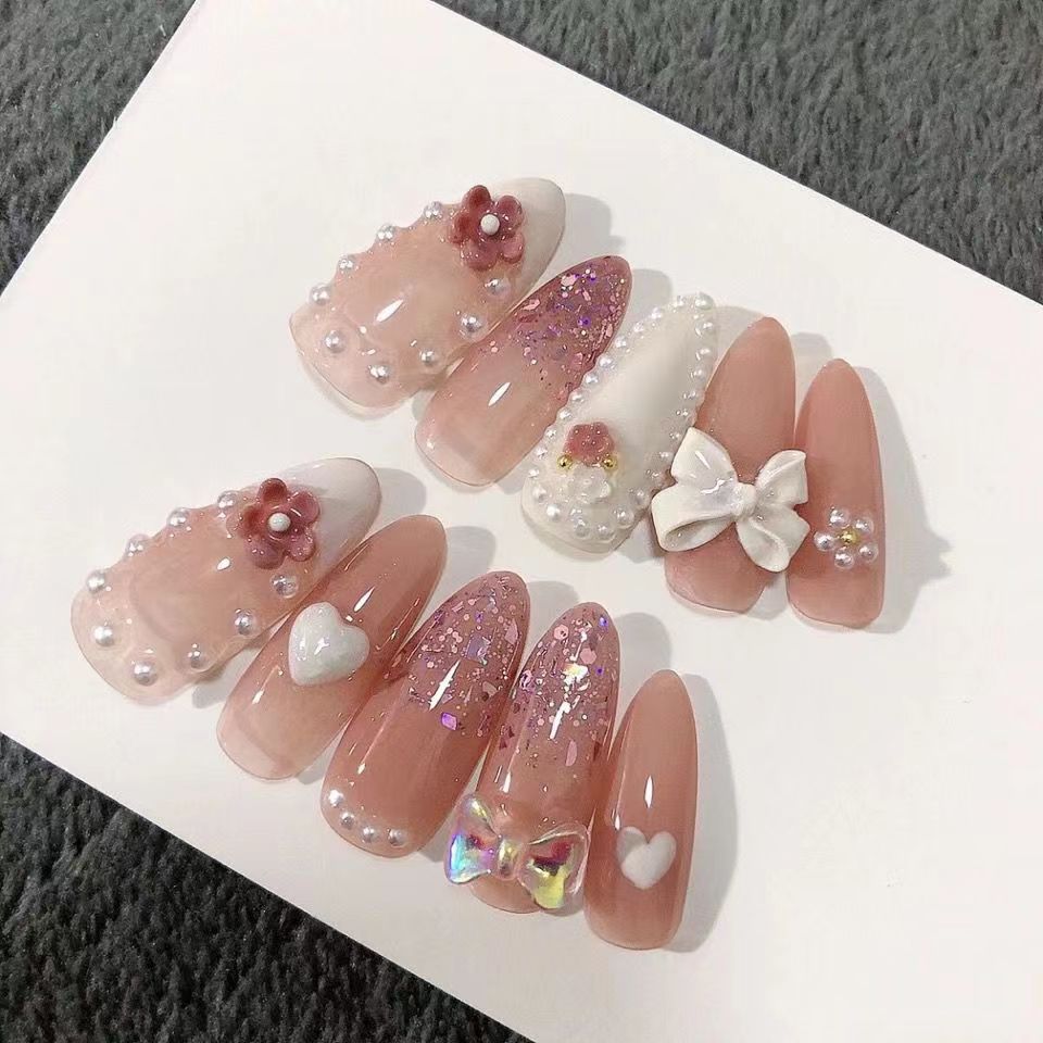 HA07 Sakura Almond Nails