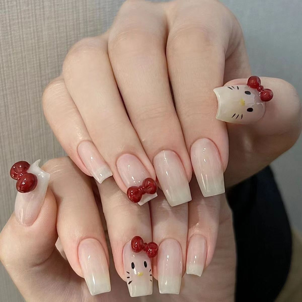 HM15 Simple Style Cat's Paw Nails