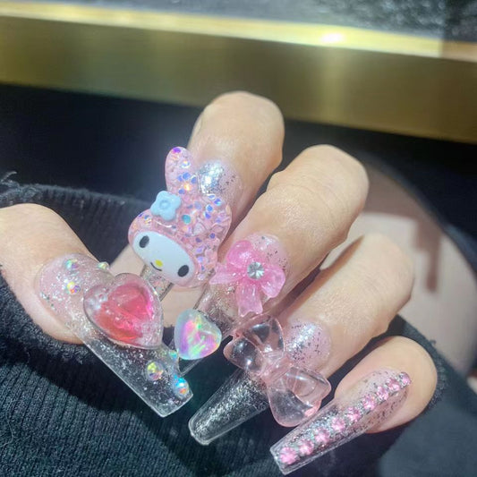 HL06 Melody Y2K Spicy Girl Nails