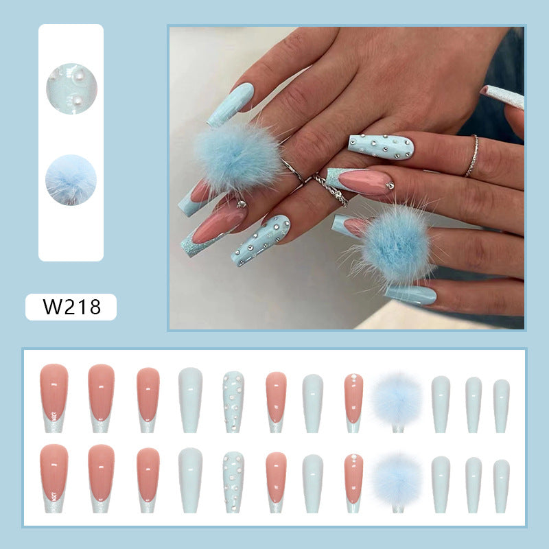 FM13 Autumn&Winter Hair Ball Nails