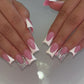 FD06 Duck Palm Diamond Nails