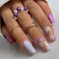 FM36 Blue Purple Splicing Nails