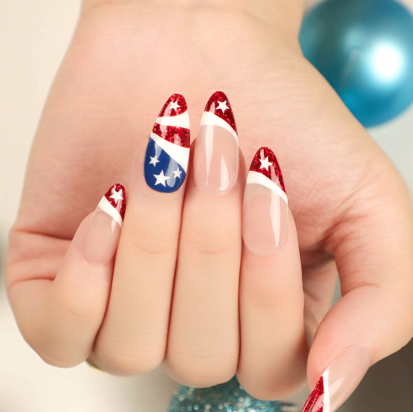 FM37 Independence Day Nails