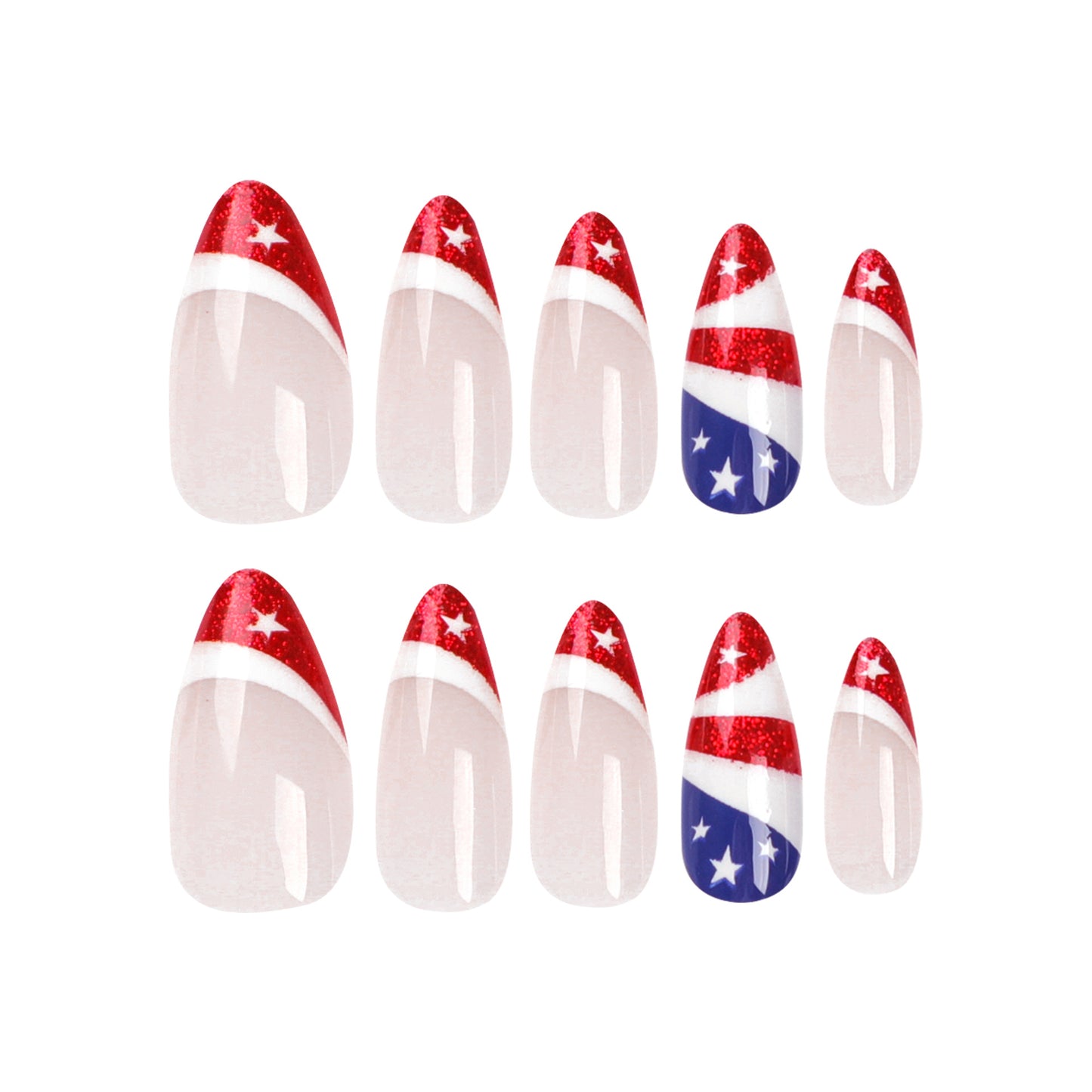 FM37 Independence Day Nails