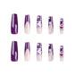 FM39 Purple Hello Kitty Cat Nails