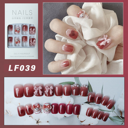 FS05 3D Little Bear Love Nails