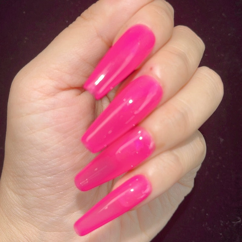 L17 Fluorescent cherry red Nail